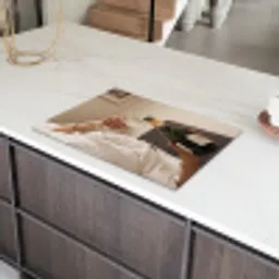 Champagne - Bed - Bubbels Inductie beschermer vinyl 3mm klein -sfeer8