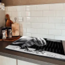 Chef - Garnering - Gerecht Inductie beschermer vinyl 3mm klein -sfeer3