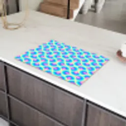 Cirkels - Neon - Bogen Inductie beschermer vinyl 3mm klein 276 -sfeer8