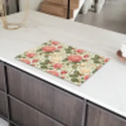 Klassiek - Botanisch - Veelkleurig Inductie beschermer vinyl 3mm klein 276 -sfeer8