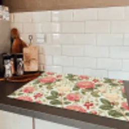 Klassiek - Botanisch - Veelkleurig Inductie beschermer vinyl 3mm klein 276 -sfeer3