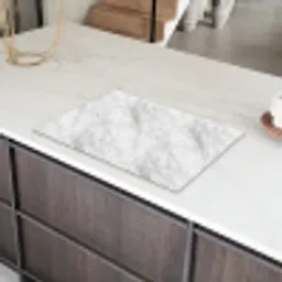 Klassiek - Marmer - Grijs Inductie beschermer vinyl 3mm klein 276 -sfeer8
