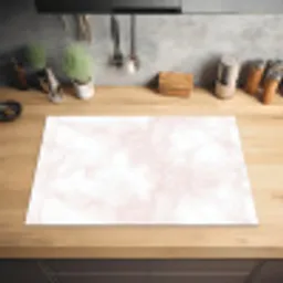 Wolkenstructuur - Roze - Marmer Inductie beschermer vinyl 3mm klein 276 -sfeer5