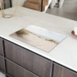 Wolken - Duinlandschap - Zand Inductie beschermer vinyl 3mm klein -sfeer8