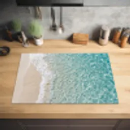 Kust - Zand - Blauw Inductie beschermer vinyl 3mm klein -sfeer5