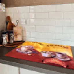 Koffie Inductie beschermer vinyl 3mm klein -sfeer3