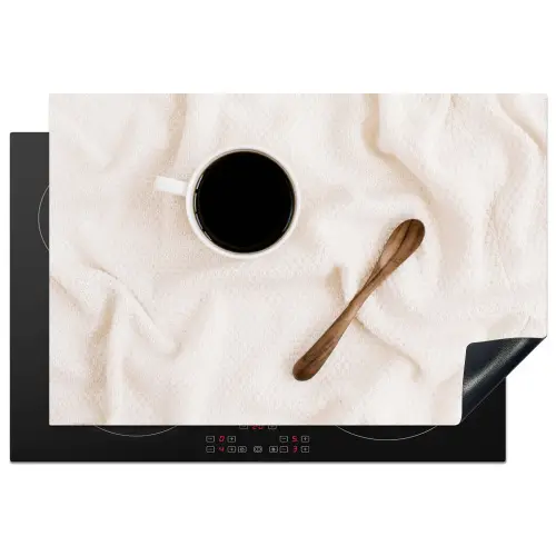 Koffiepauze in Geborgenheid Inductie beschermer vinyl 3mm klein -3d