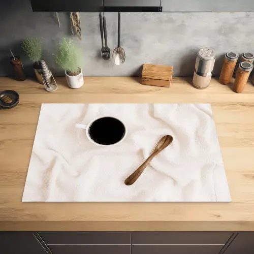 Koffiepauze in Geborgenheid Inductie beschermer vinyl 3mm klein -sfeer5