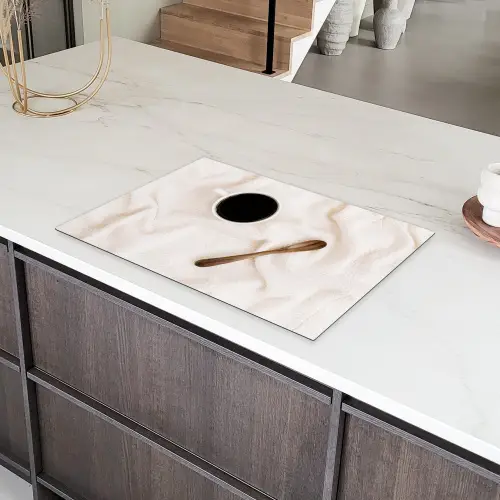 Koffiepauze in Geborgenheid Inductie beschermer vinyl 3mm klein -sfeer8