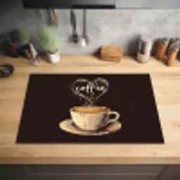 Koffieliefde Inductie beschermer vinyl 3mm klein -sfeer5