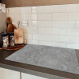 Beton - Antiek - Patronen Inductie beschermer vinyl 3mm klein 276 -sfeer3