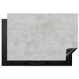 Beton - Grijs - Industrieel - Patroon Inductie beschermer vinyl 3mm klein 276 -3d