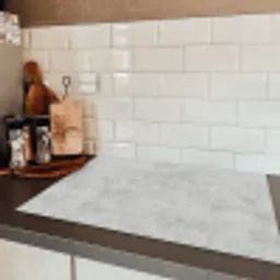 Beton - Grijs - Industrieel - Patroon Inductie beschermer vinyl 3mm klein 276 -sfeer3