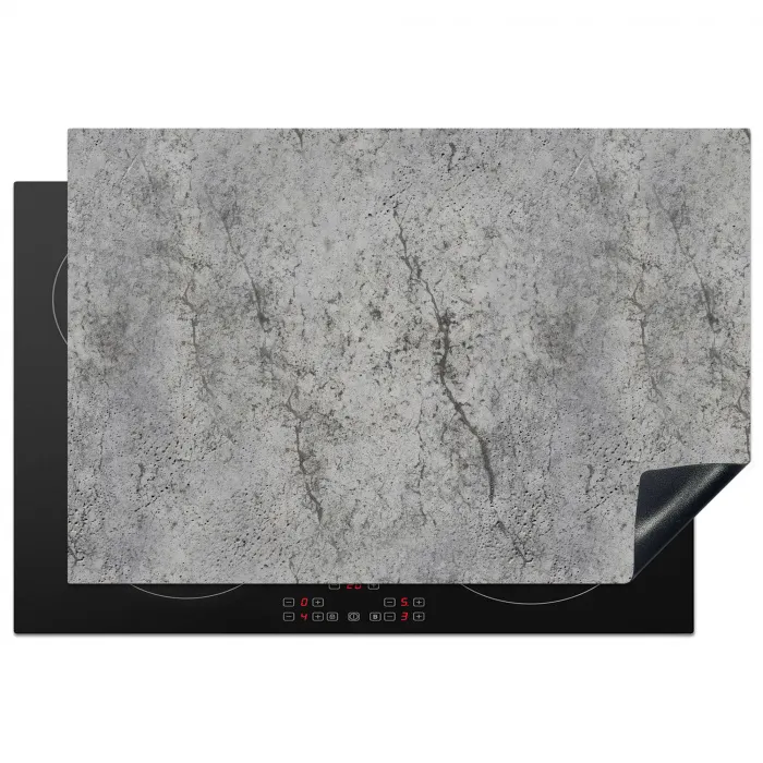 Beton - Muur - Industrieel - Patronen Inductie beschermer vinyl 3mm klein 276 -3d
