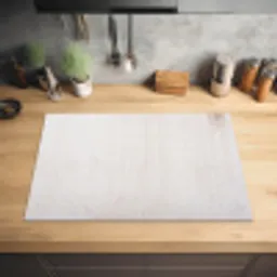 Beton - Muur - Wit Inductie beschermer vinyl 3mm klein -sfeer5