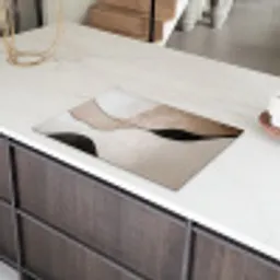 Contourlijnen - Abstracte landschap Inductie beschermer vinyl 3mm klein -sfeer8