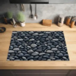 Koele - Grijze - Kiezels Inductie beschermer vinyl 3mm klein 276 -sfeer5