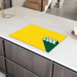 Cool - Geel - Groen Inductie beschermer vinyl 3mm klein -sfeer8