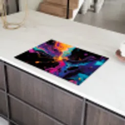 Kosmische Kleurexplosie Inductie beschermer vinyl 3mm klein -sfeer8
