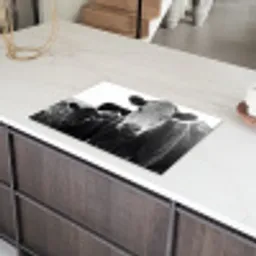 Koeien - Zwart - Wit Inductie beschermer vinyl 3mm klein -sfeer8