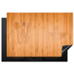 Culinaire Silhouetten Inductie beschermer vinyl 3mm klein -3d