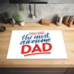 Papa - Vaderdag - Spreuken Inductie beschermer vinyl 3mm klein -sfeer5