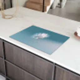 Paardenbloempluisje - Blauw - Lucht Inductie beschermer vinyl 3mm klein -sfeer8