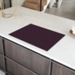 Donker - Paars - Patroon - Strepen Inductie beschermer vinyl 3mm klein 276 -sfeer8