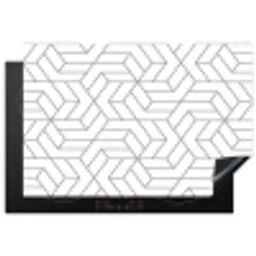 Design - Geometrie - Patroon Inductie beschermer vinyl 3mm klein 276 -3d