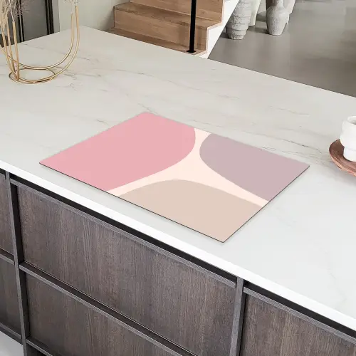 Design - Pastel - Minimalisme Inductie beschermer vinyl 3mm klein -sfeer8