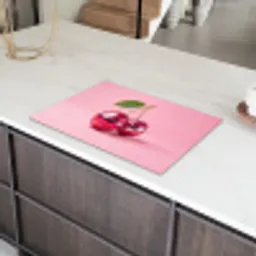 Disco - Kersen - Roze Inductie beschermer vinyl 3mm klein -sfeer8