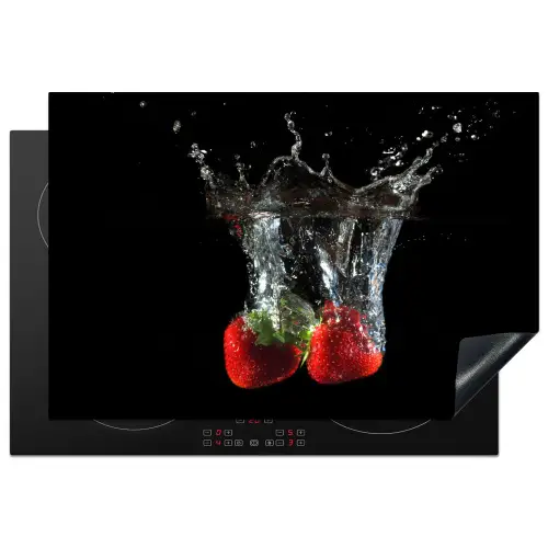 Duikende Aardbeien Inductie beschermer vinyl 3mm klein -3d