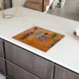 Gedroogde kruiden Inductie beschermer vinyl 3mm groot -sfeer8