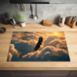 Adelaar - Wolken - Zon Inductie beschermer vinyl 3mm klein -sfeer5