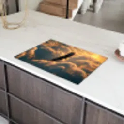 Adelaar - Wolken - Zon Inductie beschermer vinyl 3mm klein -sfeer8