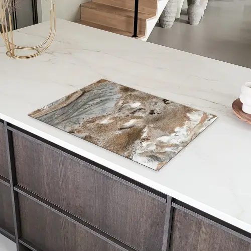 Aardse Verfijning Inductie beschermer vinyl 3mm klein -sfeer8