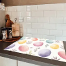 Eieren - Kleurrijk - Patroon Inductie beschermer vinyl 3mm klein -sfeer3