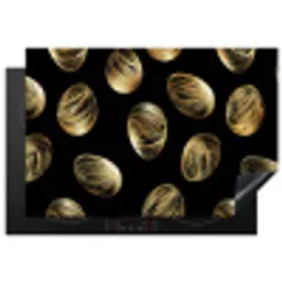 Eieren - Goud - Patroon Inductie beschermer vinyl 3mm klein -3d