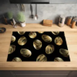 Eieren - Goud - Patroon Inductie beschermer vinyl 3mm klein -sfeer5