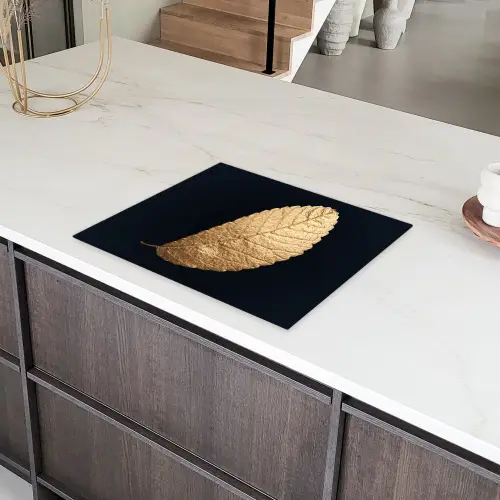 Elegantie in goud Inductie beschermer vinyl 3mm groot -sfeer8
