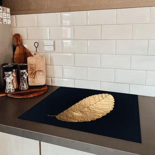 Elegantie in goud Inductie beschermer vinyl 3mm groot -sfeer3