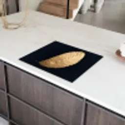 Elegantie in goud Inductie beschermer vinyl 3mm groot -sfeer8