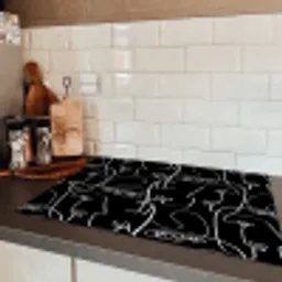 Gezichten - Gestileerd - Vloeiend Inductie beschermer vinyl 3mm klein 276 -sfeer3