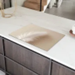 Veer - Minimalistisch - Roze Inductie beschermer vinyl 3mm klein -sfeer8