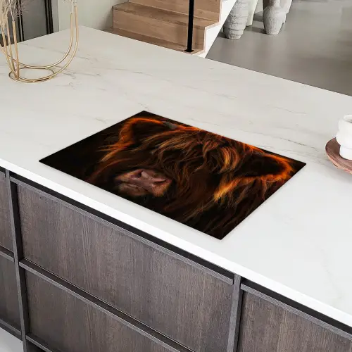Vurige Manen Inductie beschermer vinyl 3mm klein -sfeer8