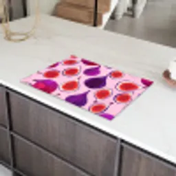 Vijgen - Roze - Paars Inductie beschermer vinyl 3mm klein -sfeer8