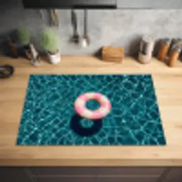 Drijvend - Zwemband - Water Inductie beschermer vinyl 3mm klein -sfeer5