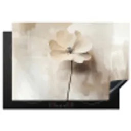 Bloem - Beige - Verf - Schaduw Inductie beschermer vinyl 3mm klein -3d