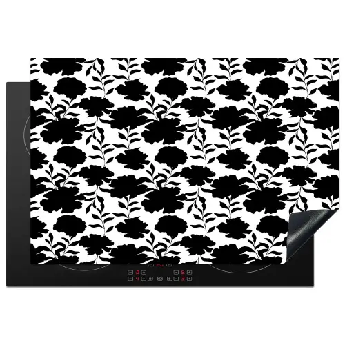 Bloemen - Patroon - Decoratief Inductie beschermer vinyl 3mm klein 276 -3d