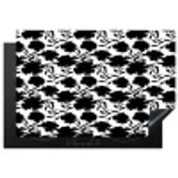 Bloemen -  Patroon - Decoratief Inductie beschermer vinyl 3mm klein 276 -3d